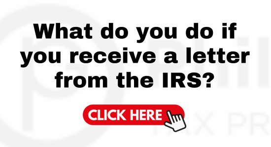 what do you do if you receive a letter from the IRS?